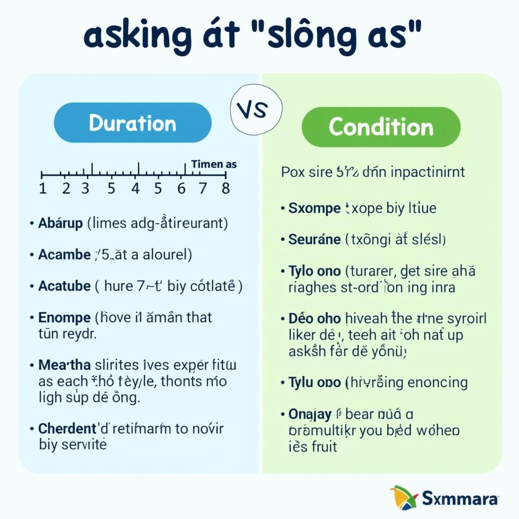 Phân biệt hai nghĩa của As Long As trong ngữ pháp tiếng Anh IELTS - Duration và Condition với ví dụ minh họa
