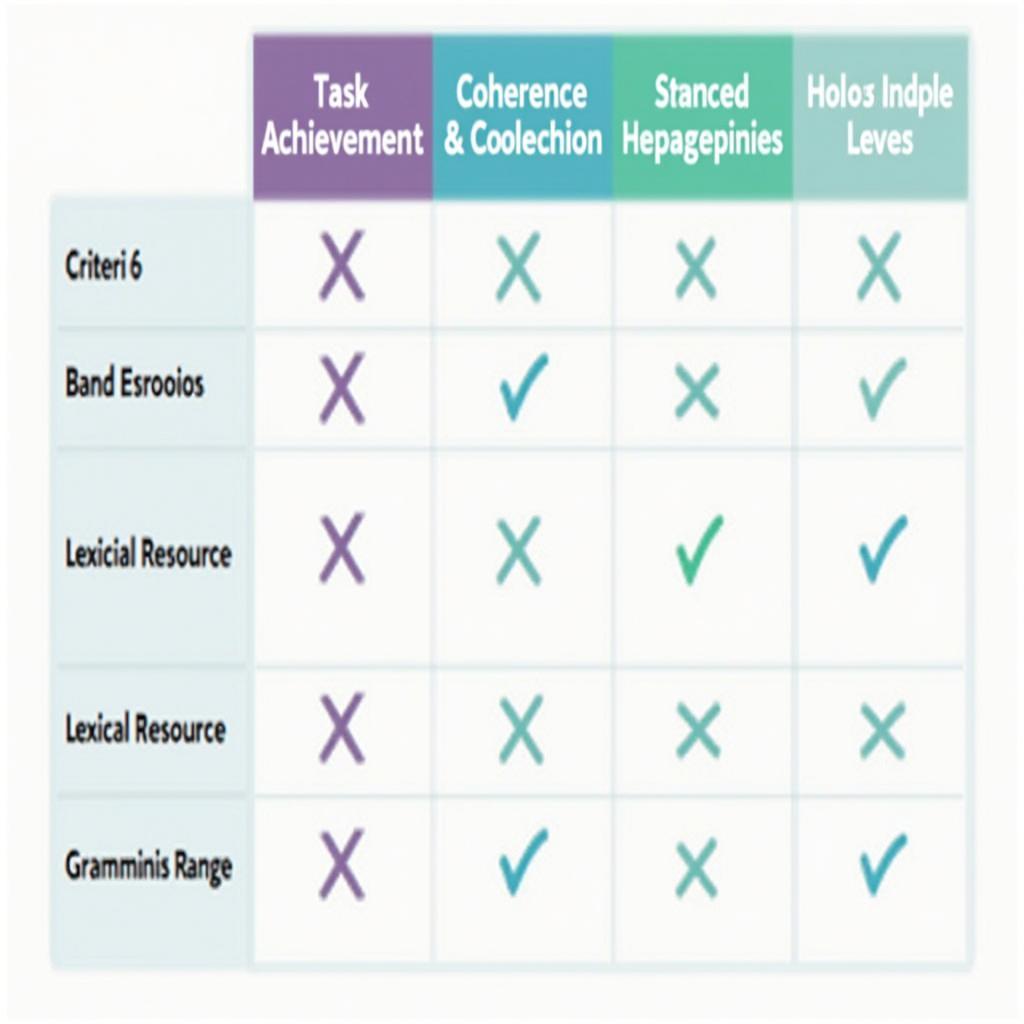 So sánh chi tiết các yếu tố giúp phân biệt band điểm 6, 7, 8 và 9 trong IELTS Writing Task 1