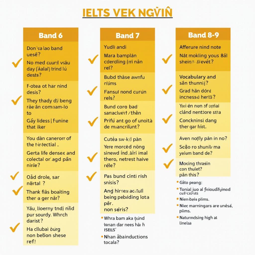 So sánh mức độ sử dụng cấu trúc Progressive Increase qua các Band điểm IELTS