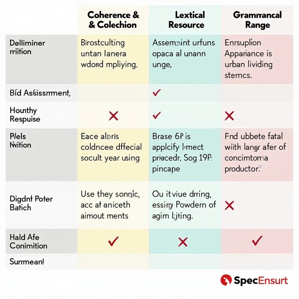 So sánh chi tiết các yếu tố chấm điểm giữa bài Band 6.5-7 và Band 8-9 về đô thị hóa