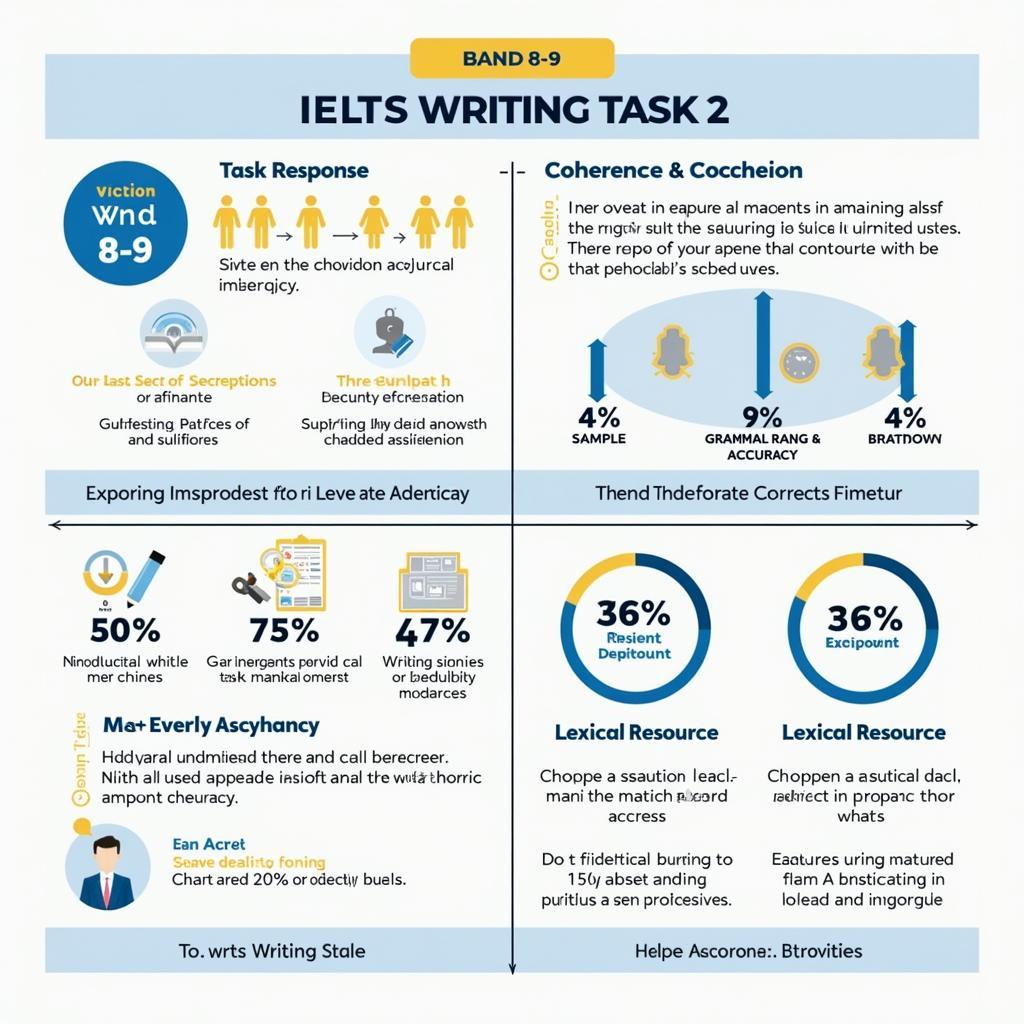 Phân tích chi tiết các tiêu chí chấm điểm IELTS Writing Task 2 Band 8-9 cho đề tài văn hóa đại chúng