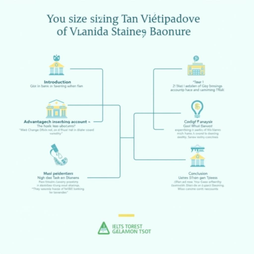 Sơ đồ phân tích đề bài IELTS Writing Task 2 về tiết kiệm lãi suất cao và các lựa chọn đầu tư