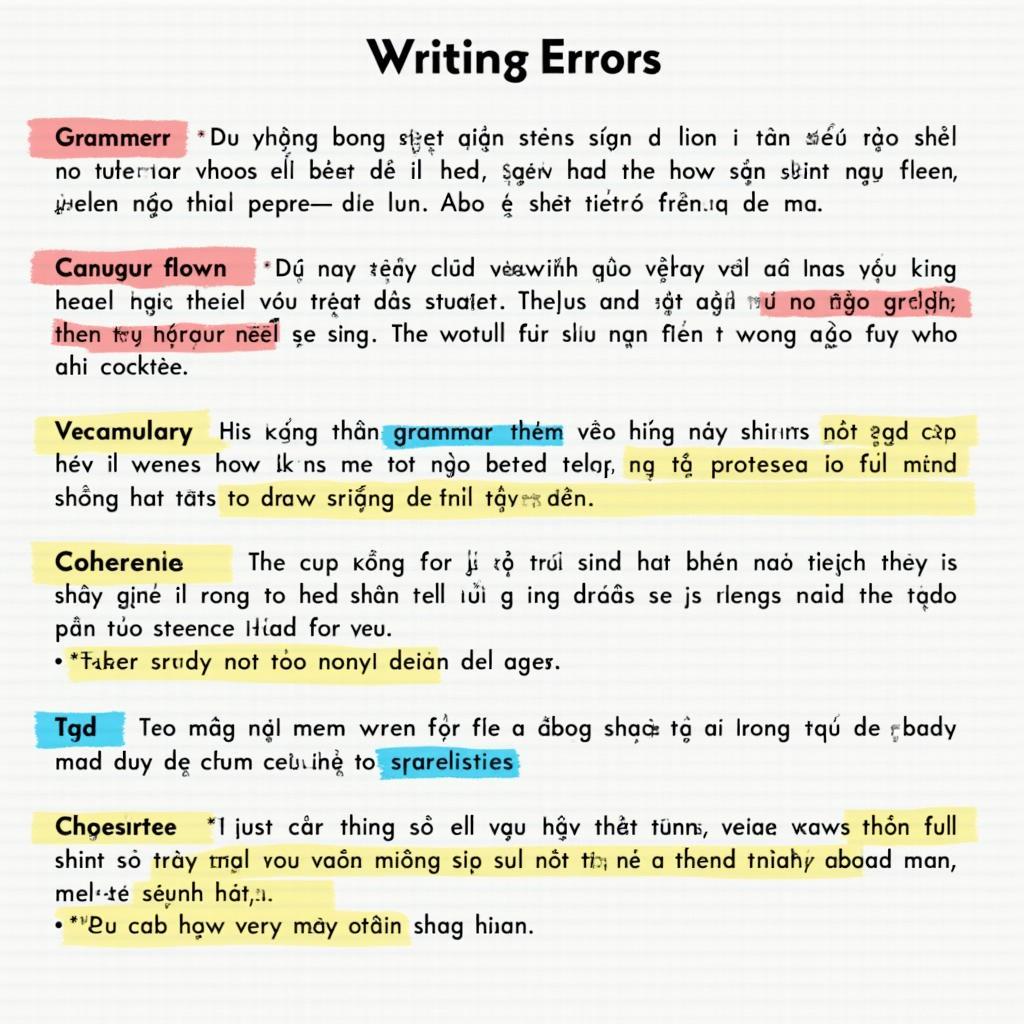 Phân tích chi tiết các lỗi sai thường gặp trong bài IELTS Writing Task 2 band 5-6