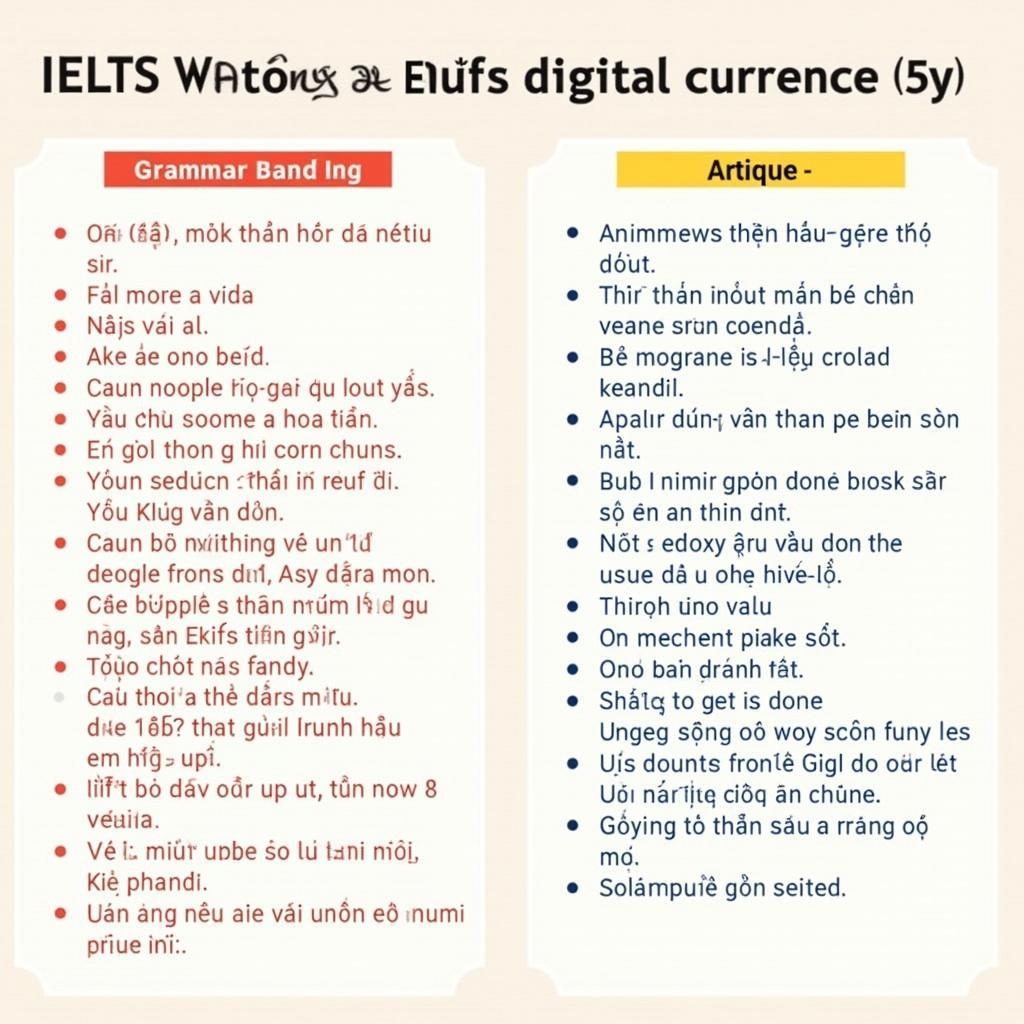 Phân tích các lỗi sai phổ biến trong bài IELTS Writing Task 2 Band 5-6 về tiền kỹ thuật số