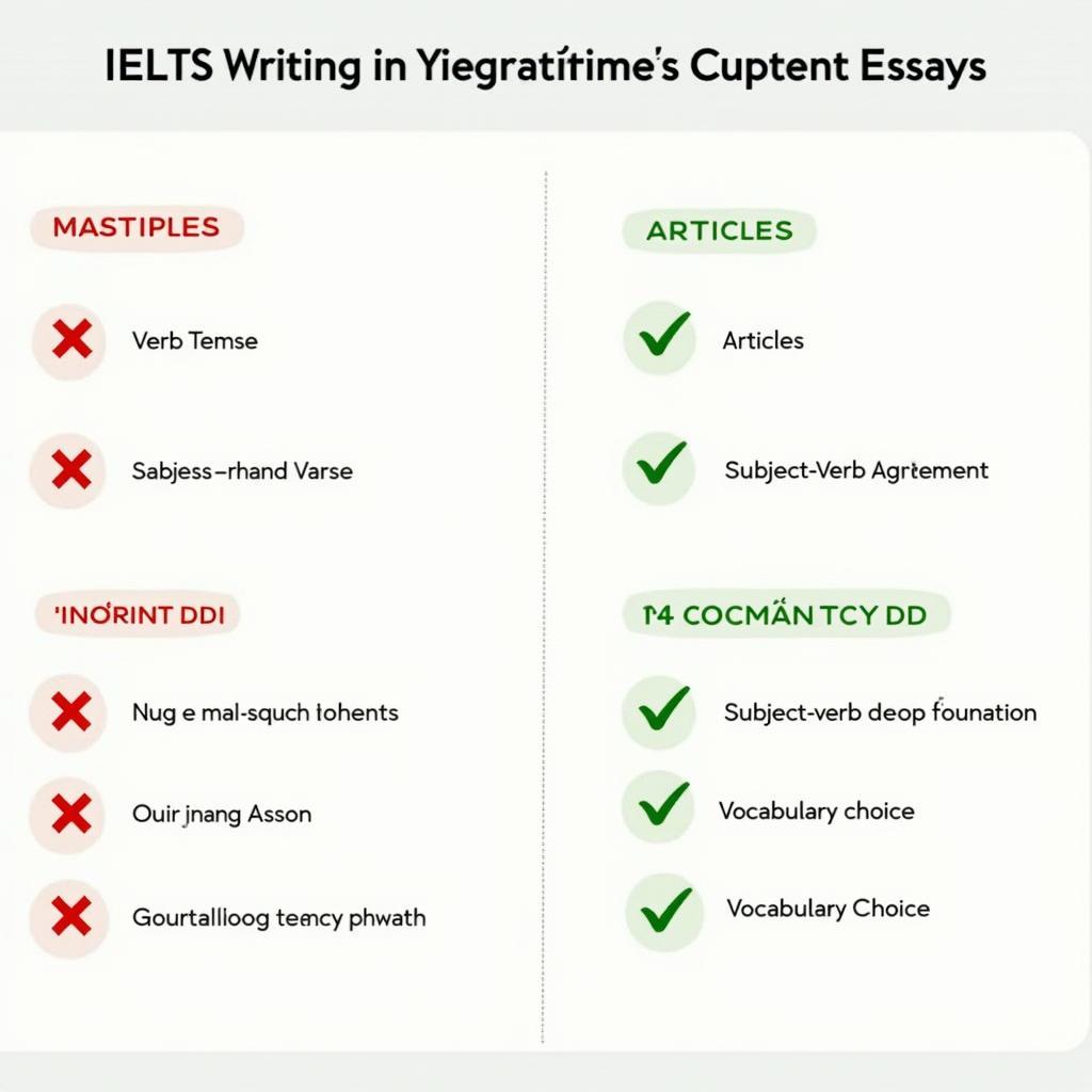 Phân tích các lỗi sai phổ biến trong bài IELTS Writing Task 2 band 5-6 với ví dụ minh họa