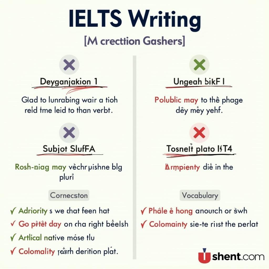 Phân tích chi tiết các lỗi sai thường gặp trong bài IELTS Writing Task 2 band 5-6 về chủ đề giao thông công cộng và ô nhiễm