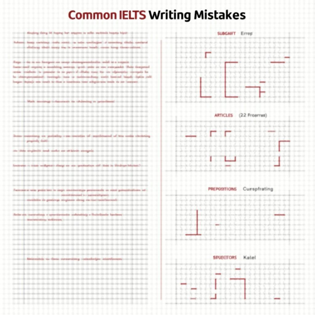Phân tích chi tiết các lỗi sai thường gặp trong bài thi IELTS Writing Task 2 band thấp