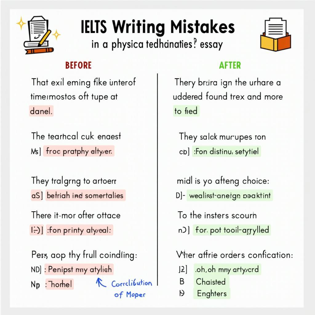 Phân tích chi tiết các lỗi sai thường gặp trong bài viết IELTS về giáo dục thể chất và cách sửa lại đúng