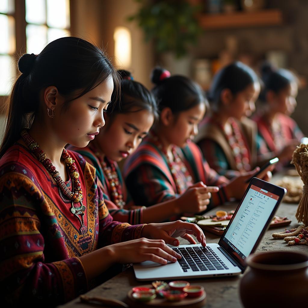 Phát triển bền vững văn hóa bản địa trong bối cảnh thương mại toàn cầu