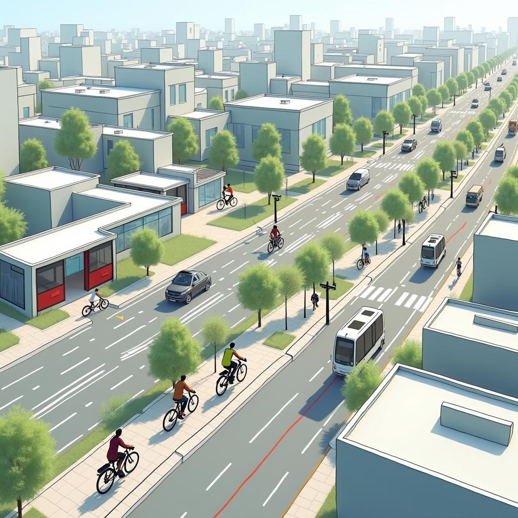 Phát triển hạ tầng đường dành cho xe đạp điện tại các đô thị hiện đại