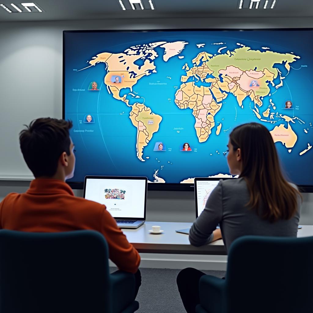 Phương pháp giảng dạy công dân toàn cầu với công nghệ và tương tác quốc tế