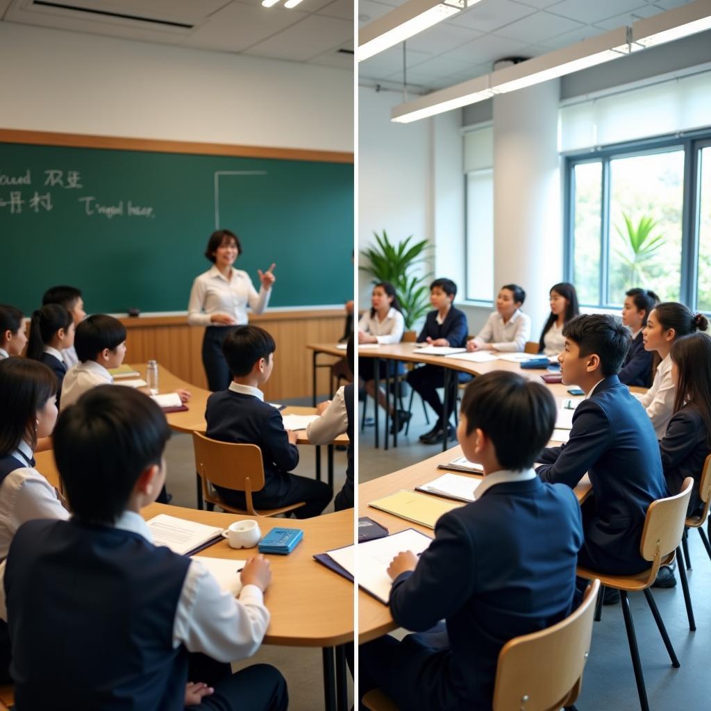 Sự khác biệt giữa phương pháp giảng dạy Đông Á và phương pháp giảng dạy phương Tây trong môi trường lớp học IELTS Reading