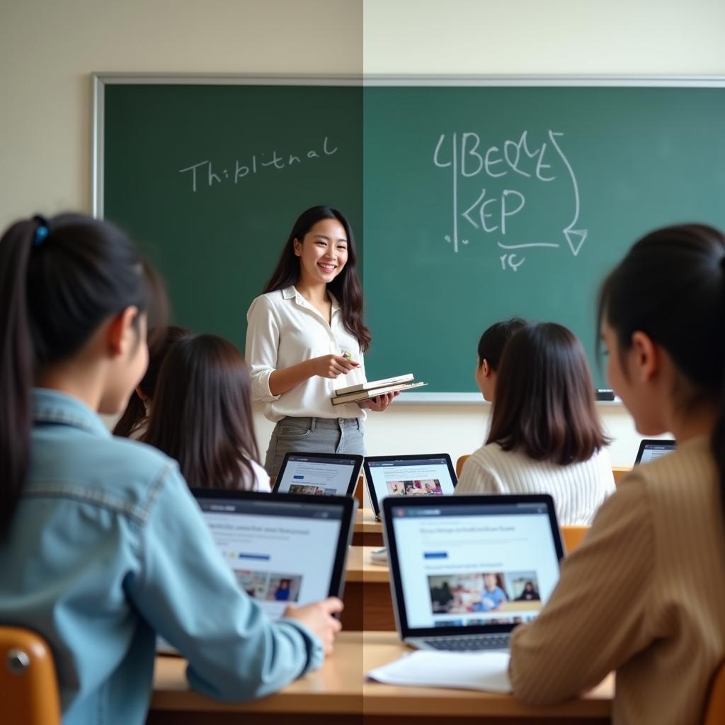 So sánh phương pháp học kỹ năng truyền thống và hiện đại trong bối cảnh IELTS Speaking