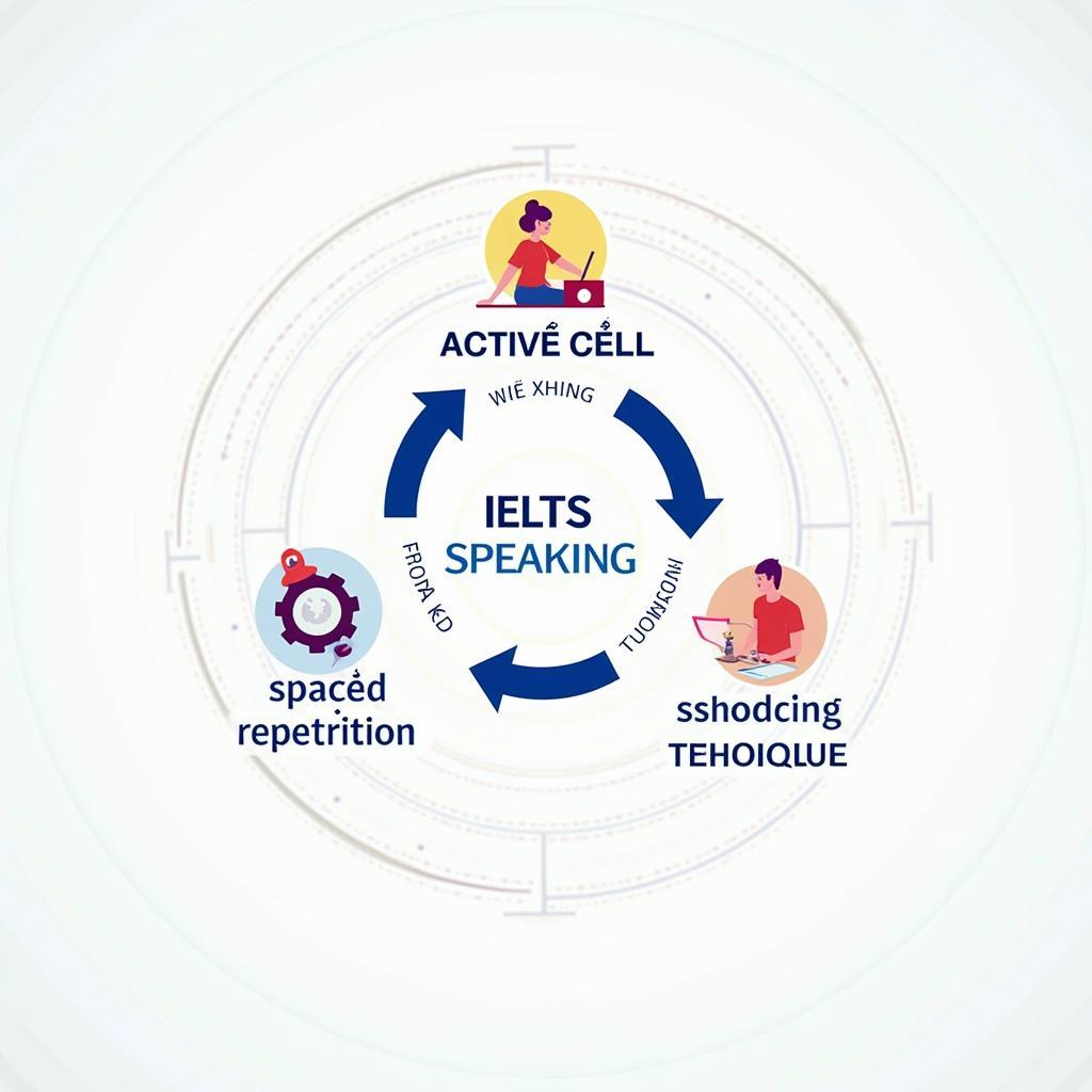 Sơ đồ tổng hợp các phương pháp học Speaking IELTS hiệu quả từ cơ bản đến nâng cao với các bước cụ thể