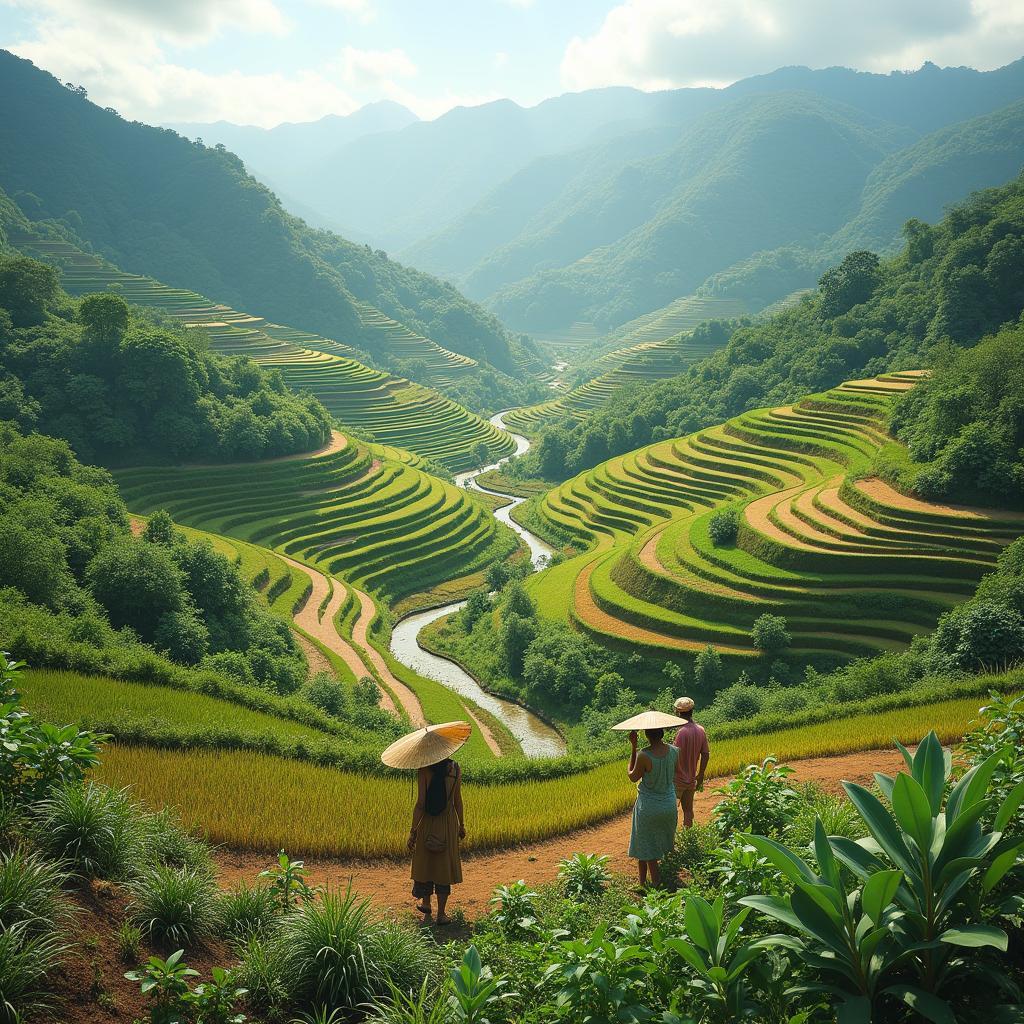 Phương pháp sinh thái nông nghiệp kết hợp kiến thức truyền thống ứng phó biến đổi khí hậu