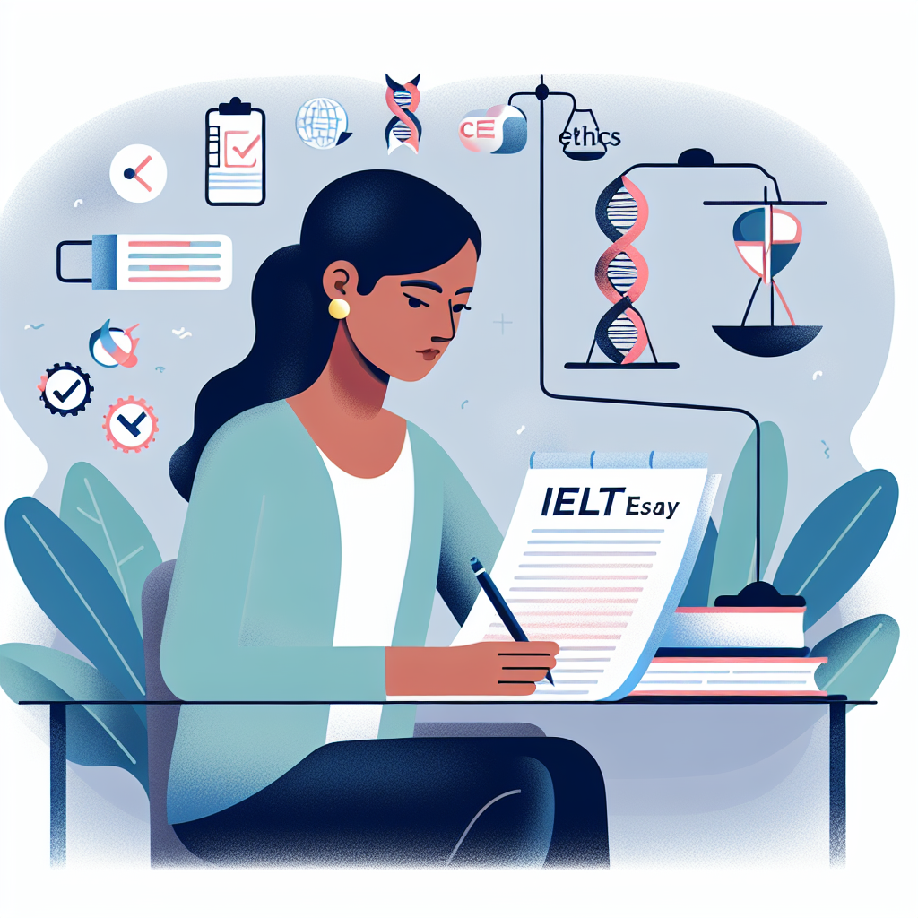 Hình minh họa về how to manage the ethical implications of gene editing trong IELTS