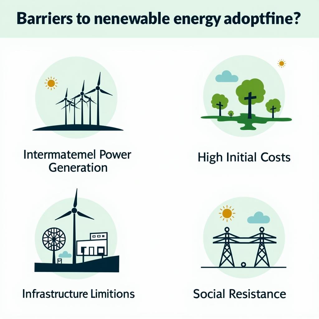 Rào cản cơ bản trong quá trình chuyển đổi sang năng lượng tái tạo và các thách thức công nghệ