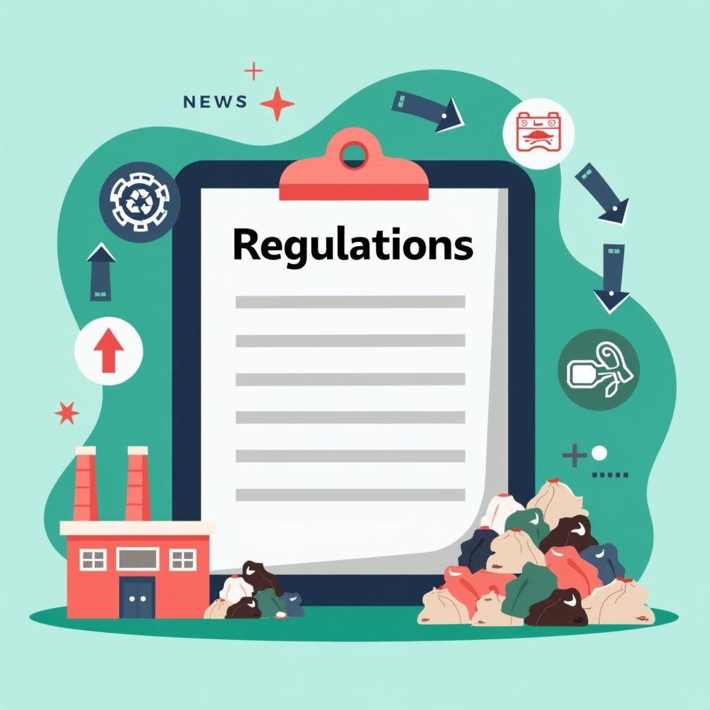 Minh họa quản lý fast fashion để giảm rác thải và chiến lược viết Task 2