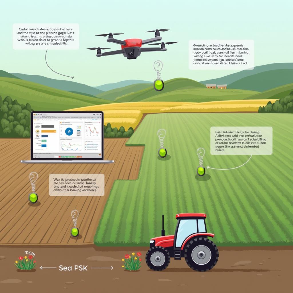 Robot nông nghiệp và cảm biến trong canh tác chính xác