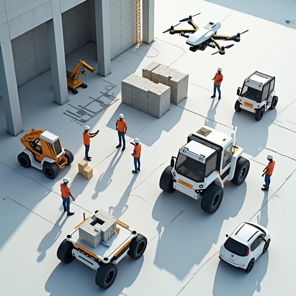 Robot tự động hóa trong ngành xây dựng toàn cầu đang thay đổi phương thức xây dựng công trình hiện đại