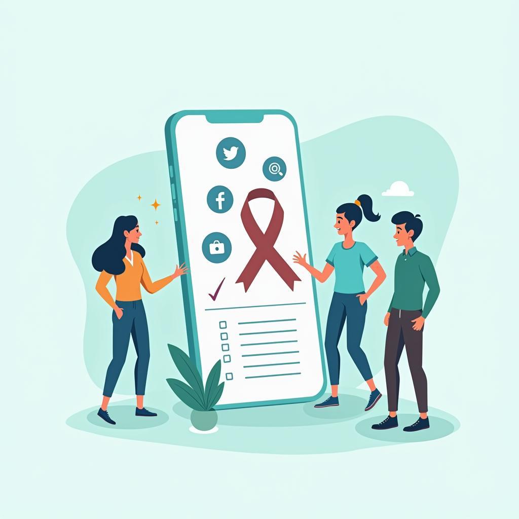 Vai tro cua social media trong nang cao nhan thuc suc khoe tam than trong IELTS Writing Task 2