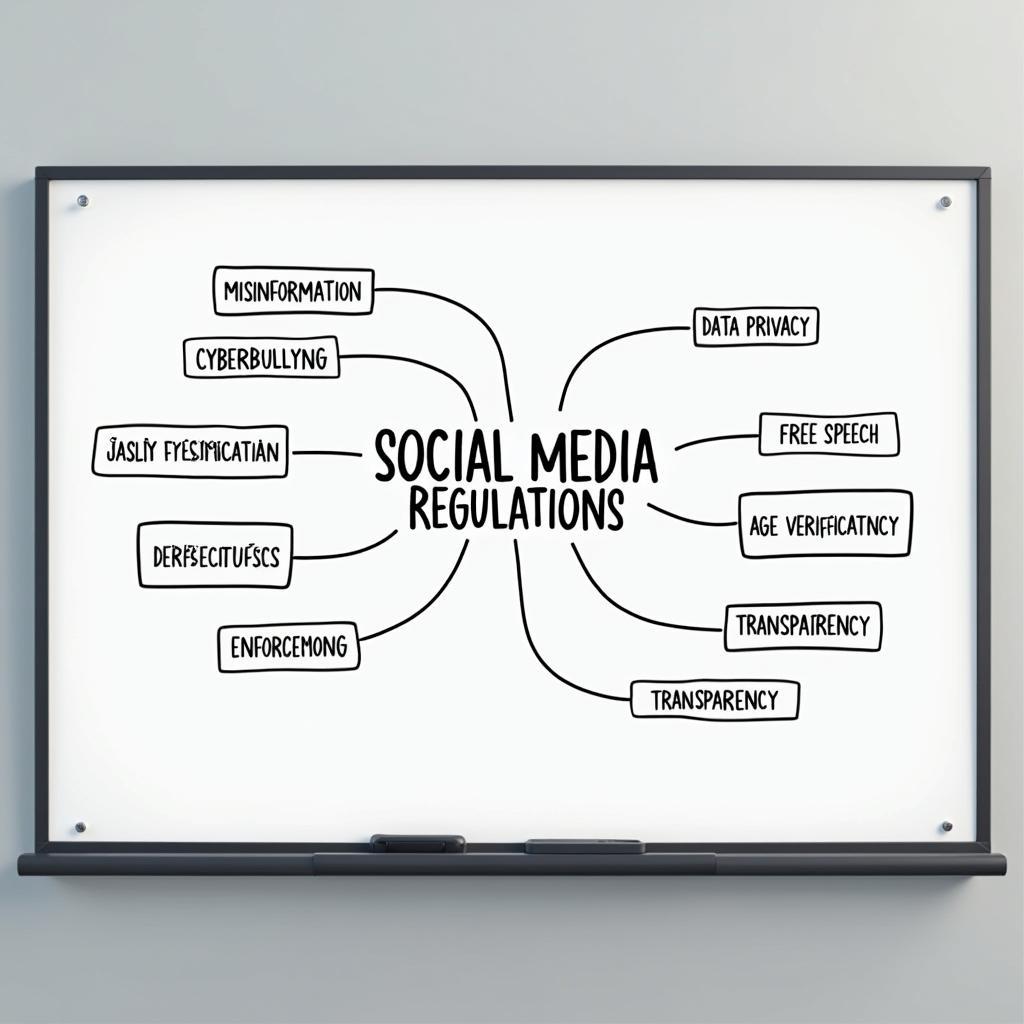 Bản đồ tư duy lập luận cho đề Should governments impose stricter regulations on social media use