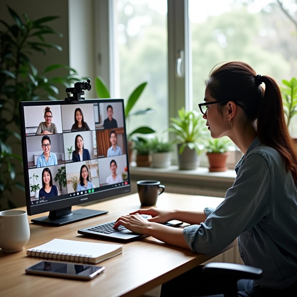 Sinh viên Việt Nam tham gia workshop trực tuyến về phát triển kỹ năng nghề nghiệp