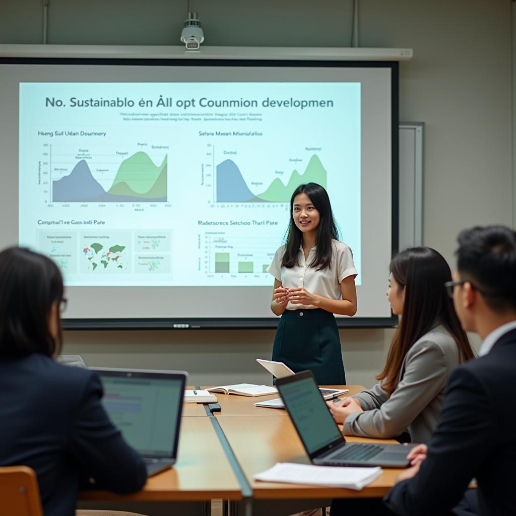 Sinh viên Việt Nam tự hào hoàn thành dự án nghiên cứu độc lập tại trường đại học