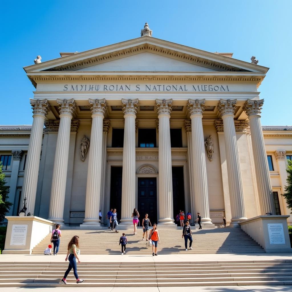 Bảo tàng Lịch sử Tự nhiên Smithsonian với kiến trúc độc đáo tại Washington DC