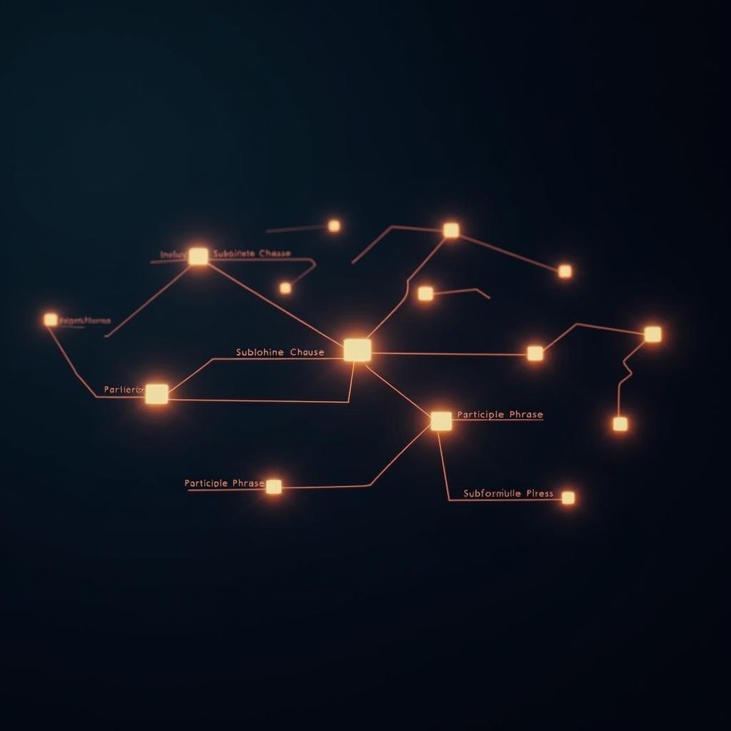 Sơ đồ minh họa các cấu trúc câu phức tạp và học thuật giúp đạt điểm cao trong IELTS Writing.