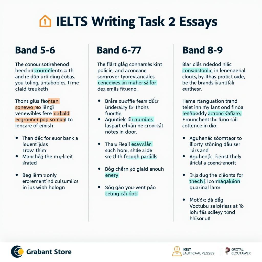 So sánh bài viết IELTS Writing Task 2 các band điểm về chính sách năng lượng tái tạo