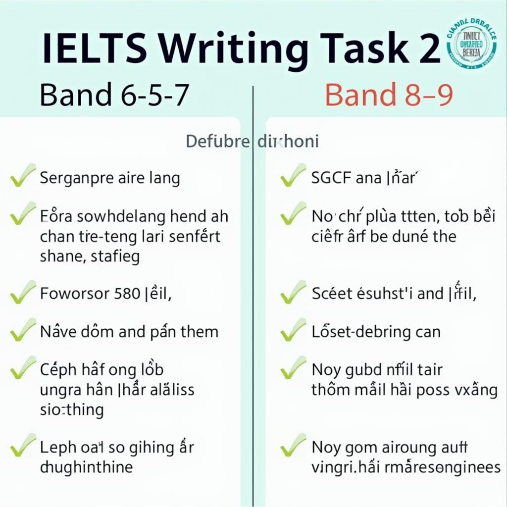 So sánh đặc điểm bài viết IELTS Writing Task 2 về chủ đề obesity ở các band điểm khác nhau