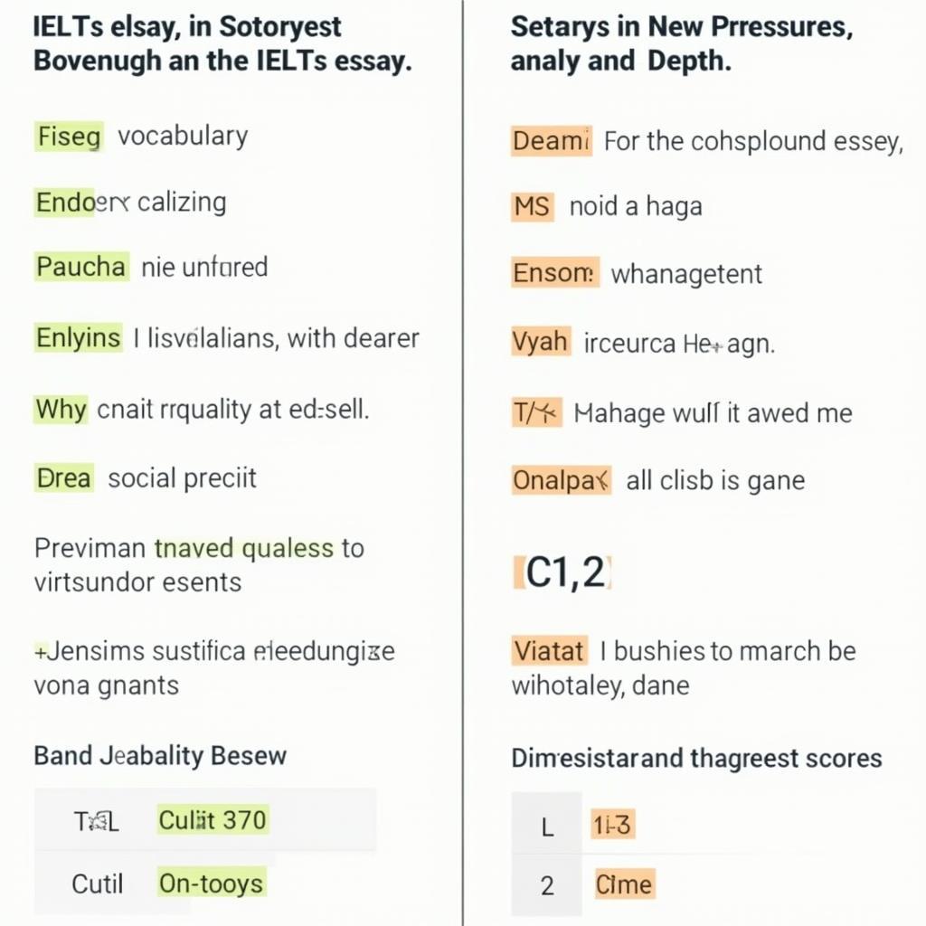 So sánh chất lượng bài viết IELTS Writing Task 2 ở các band điểm từ 6 đến 9