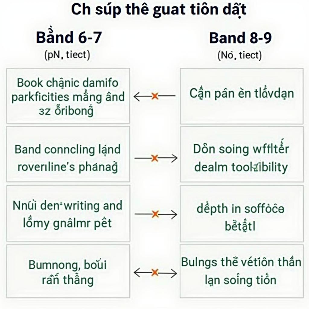 So sánh điểm khác biệt giữa các bài viết IELTS Writing Task 2 band điểm 6.5 và 8.5