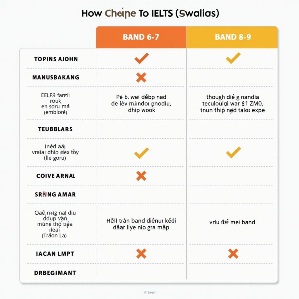 So sánh chi tiết bài viết IELTS Writing Task 2 về veganism ở các band điểm khác nhau