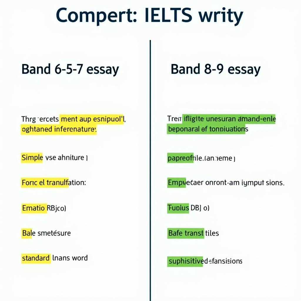 So sánh đặc điểm bài viết IELTS Writing Task 2 ở các band điểm 6.5-7 và 8-9