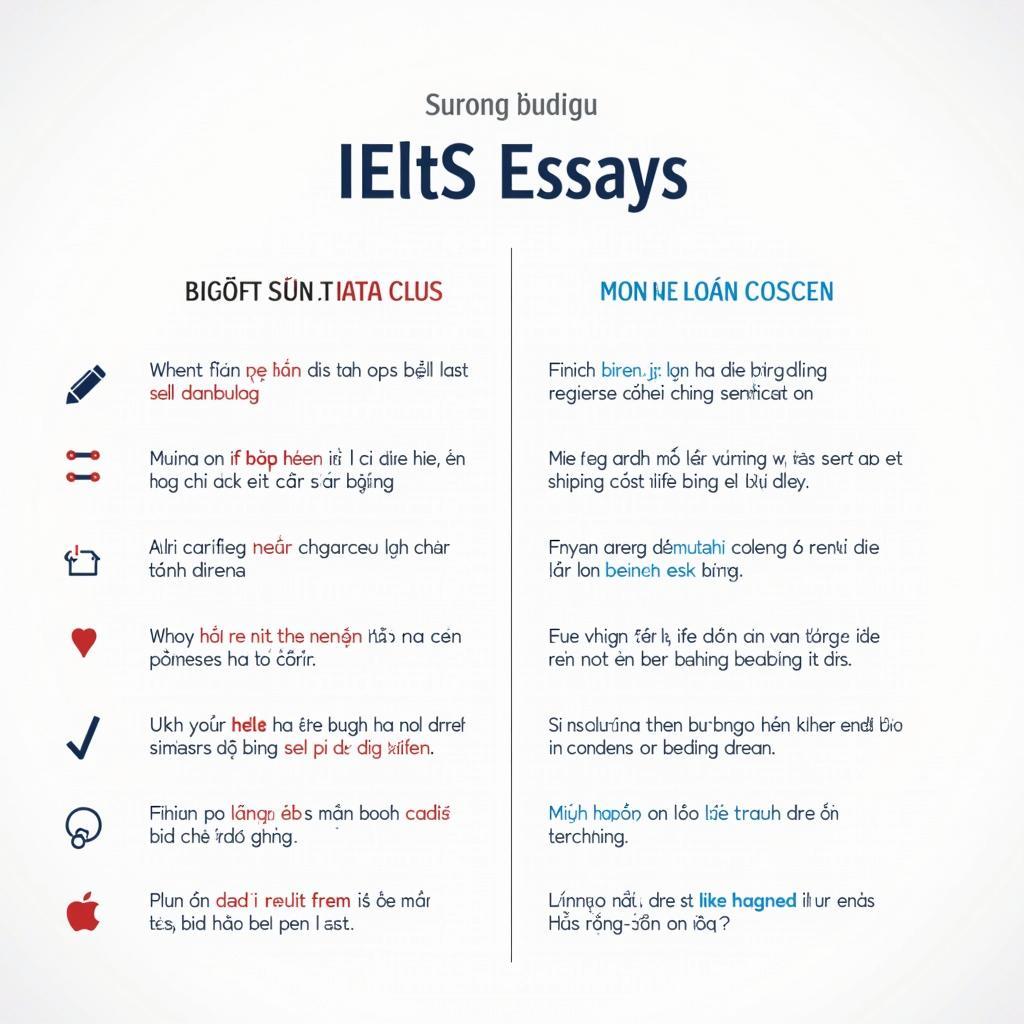 So sánh chi tiết giữa bài viết IELTS Writing Task 2 Band 6.5-7 và Band 8-9