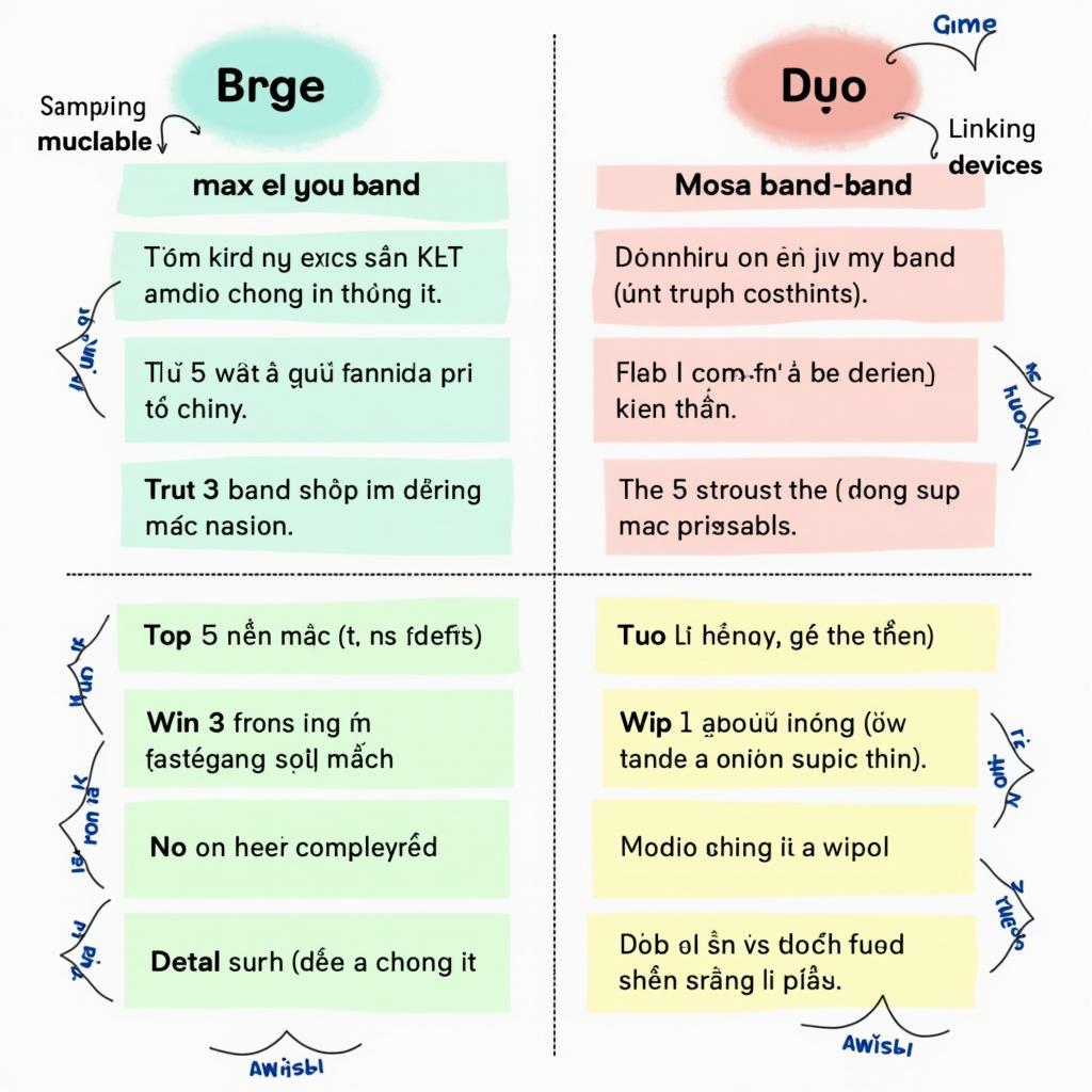 So sánh chi tiết cấu trúc và từ vựng giữa bài viết IELTS Writing Task 2 band 6.5-7 và band 8-9