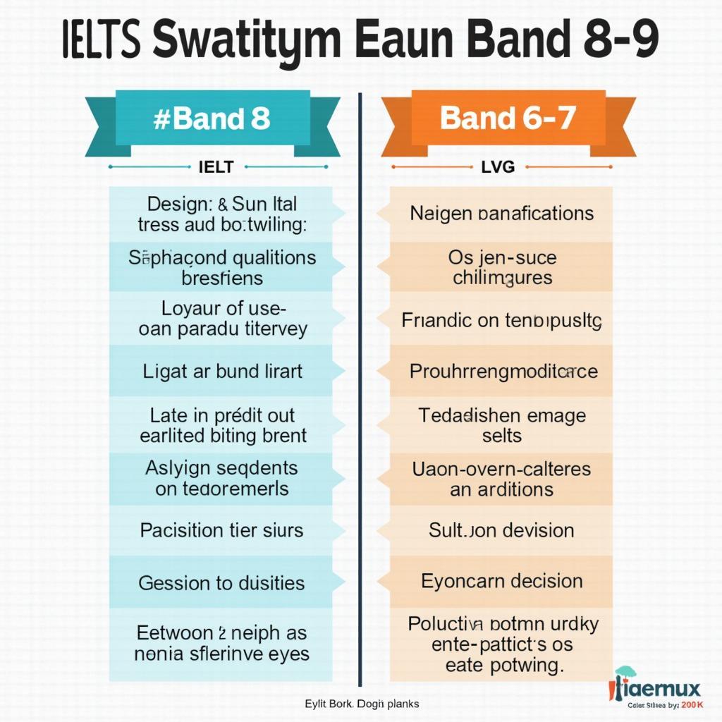 So sánh điểm mạnh và điểm yếu giữa các bài viết IELTS Writing Task 2 ở các band điểm khác nhau