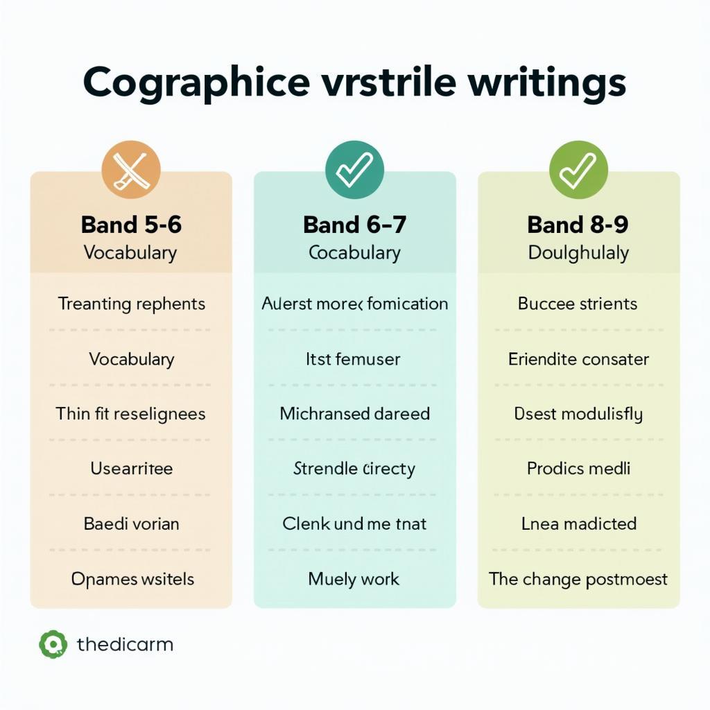 So sánh các bài viết IELTS Writing Task 2 với band điểm từ 5 đến 9 về quản lý tài chính