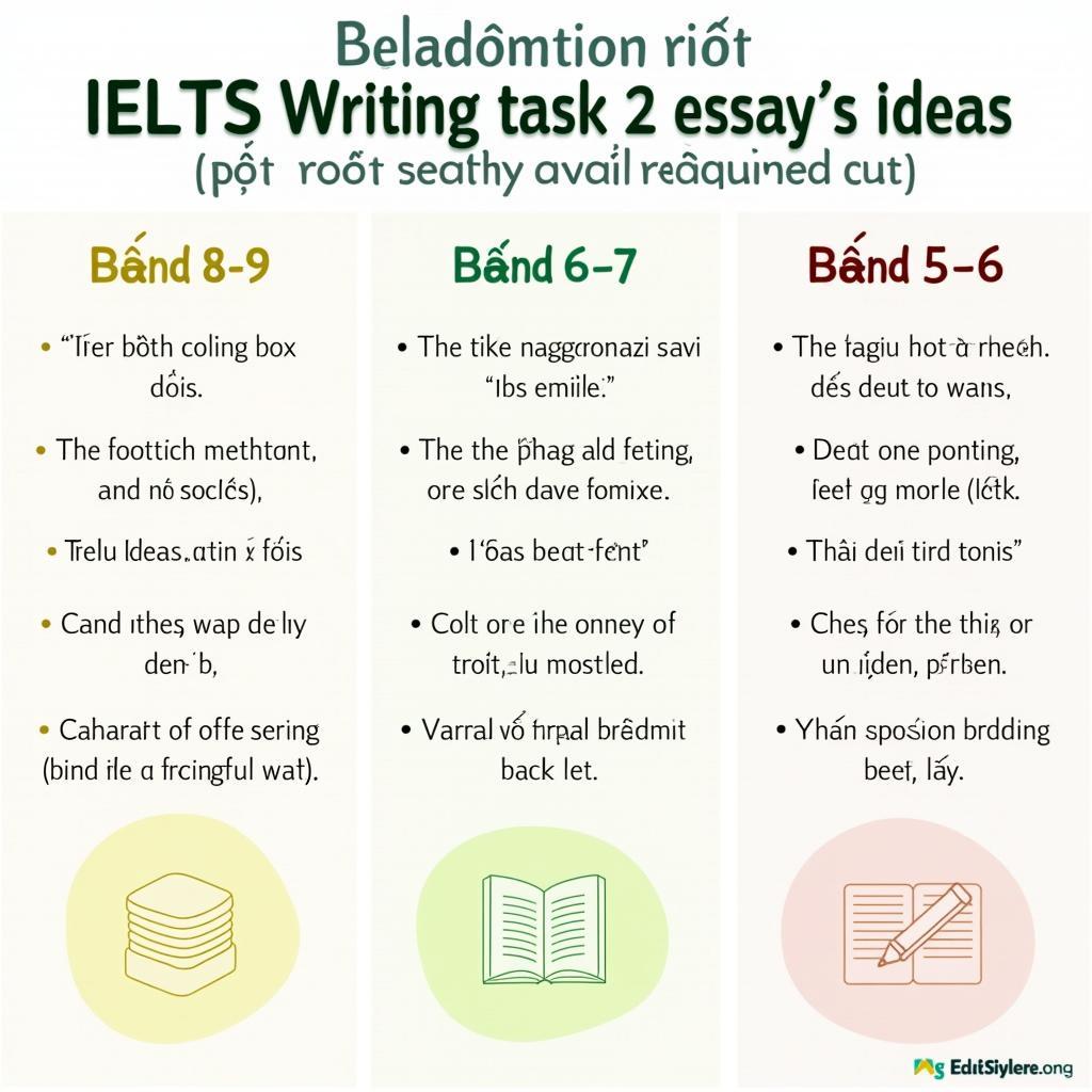 So sánh chi tiết bài viết IELTS Writing Task 2 ở các band điểm khác nhau về chủ đề tài khoản tiết kiệm