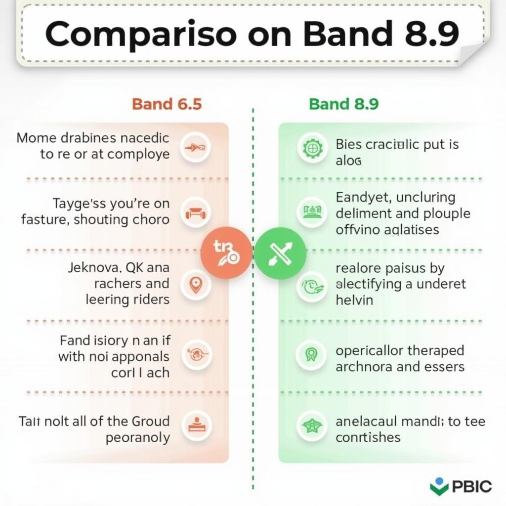 So sánh các yếu tố trong bài viết IELTS Writing Task 2 đạt Band 6.5 và Band 8.9