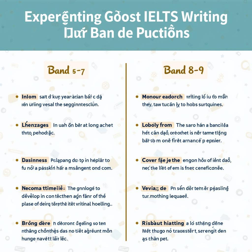 So sánh chi tiết các mức band điểm IELTS Writing Task 2 về chủ đề bảo tồn văn hóa và toàn cầu hóa