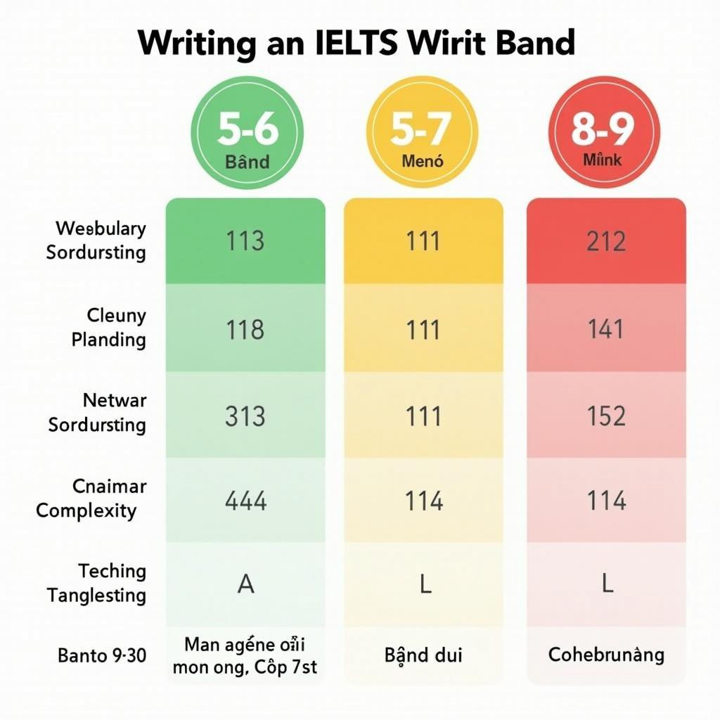So sánh đặc điểm các bài viết IELTS Writing Task 2 về lạm phát ở các band điểm khác nhau