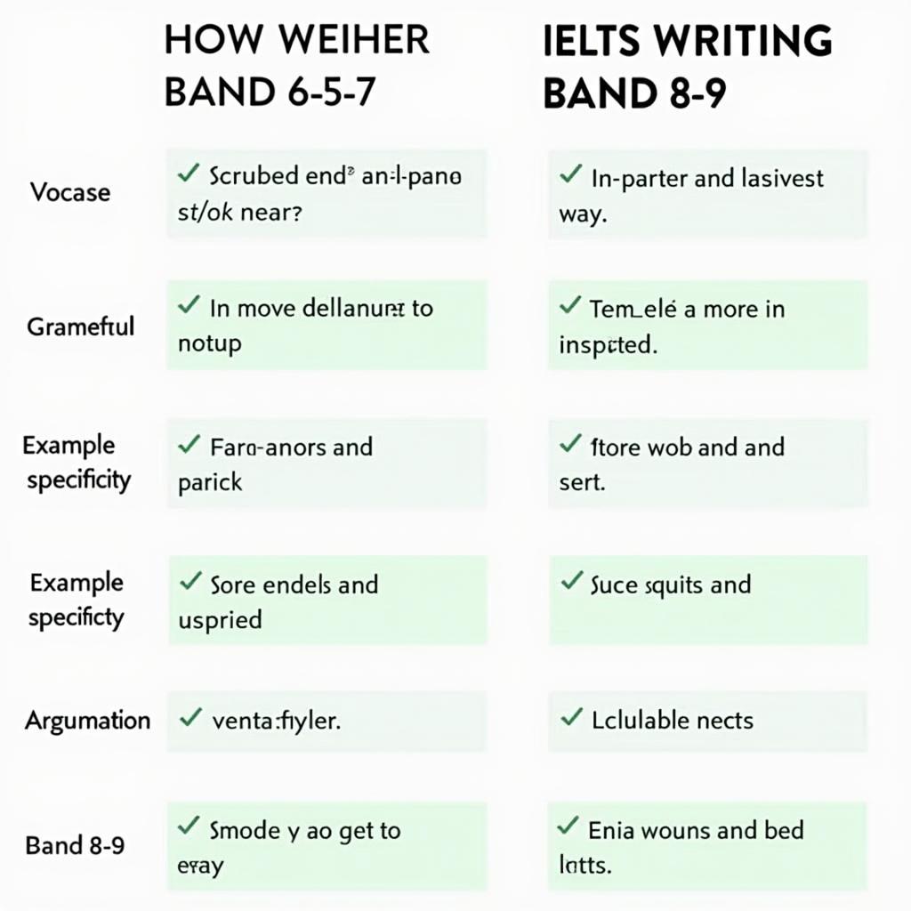 So sánh đặc điểm bài viết IELTS Band 6.5-7 và Band 8-9 về chủ đề lạm phát