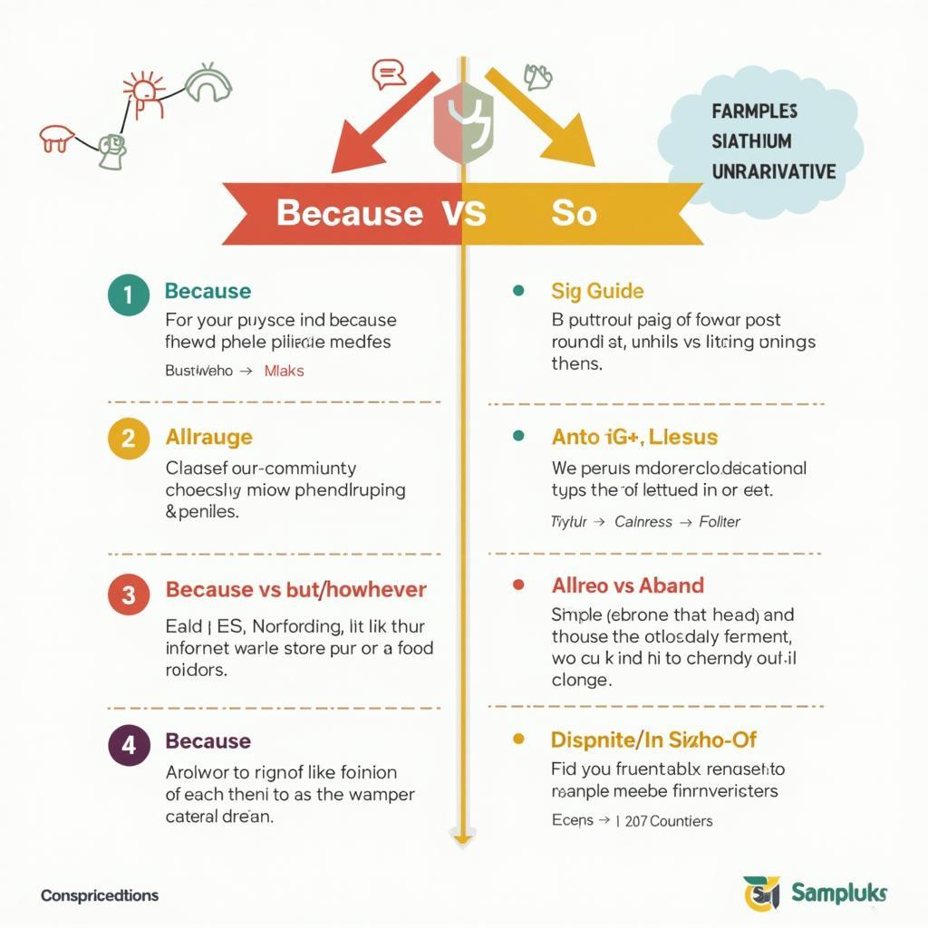 So sánh Because Although với các liên từ tương tự trong IELTS