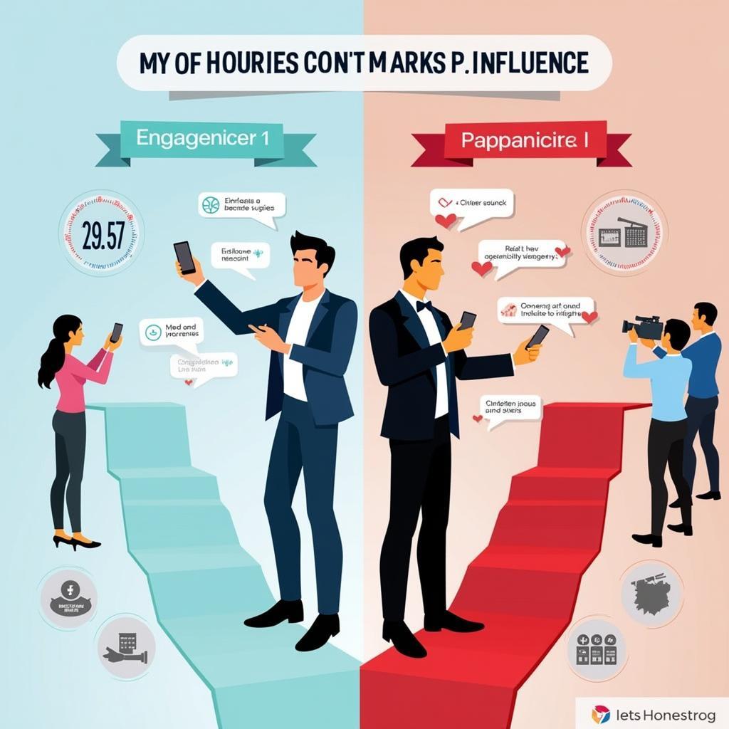 So sánh sức ảnh hưởng của social media influencer và ngôi sao truyền thống trong IELTS Speaking