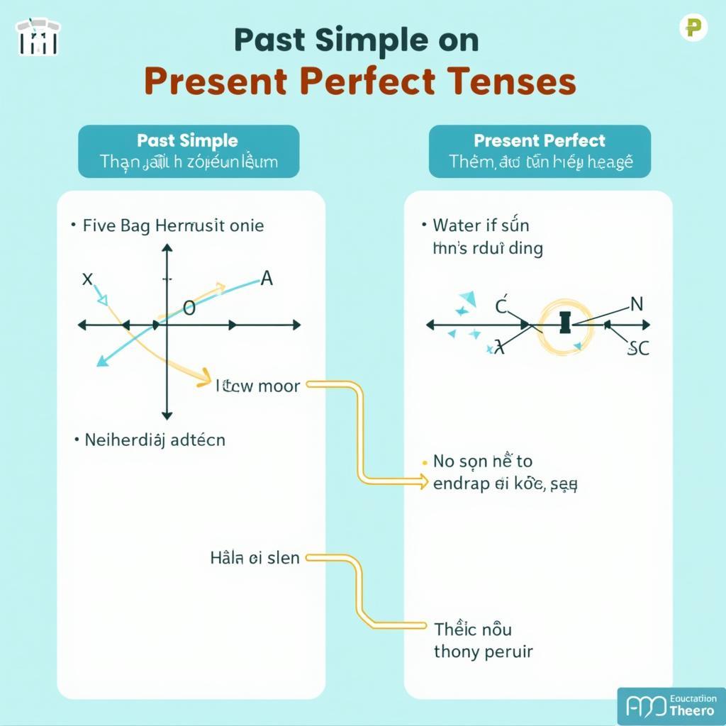 So sánh cách sử dụng thì Past Simple và Present Perfect trong bài thi IELTS với ví dụ cụ thể