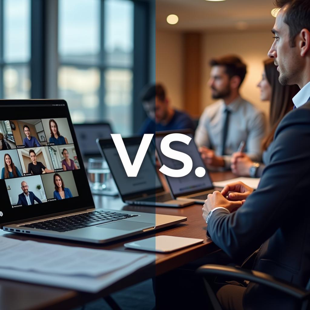 So sánh ưu nhược điểm giữa sự kiện trực tuyến và trực tiếp trong IELTS Speaking