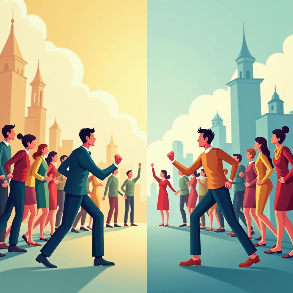 Sự khác biệt văn hóa về thái độ cạnh tranh được phân tích trong IELTS Speaking Part 3